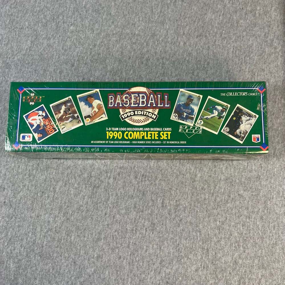 1990 Upper Deck Baseball Complete Factory Set 3-D Team Logo Holograms